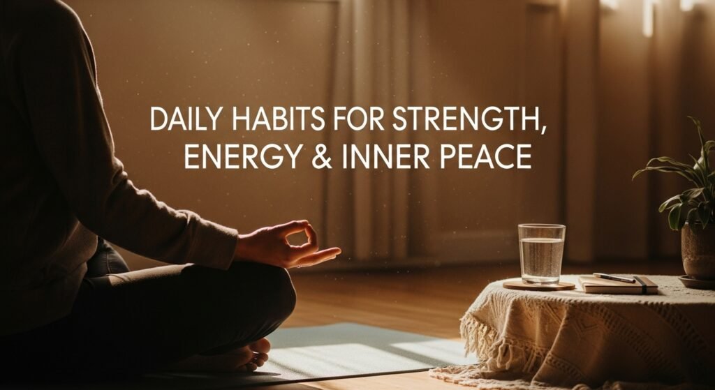 Daily Habits for Strength, Energy & Inner Peace