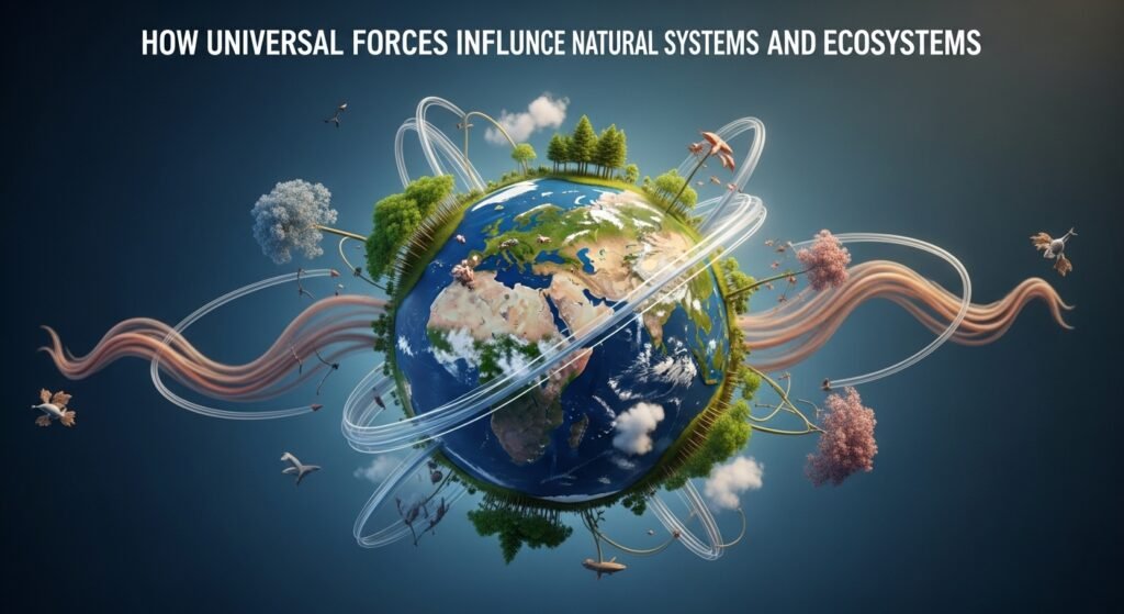 How Universal Forces Influence Natural Systems and Ecosystems