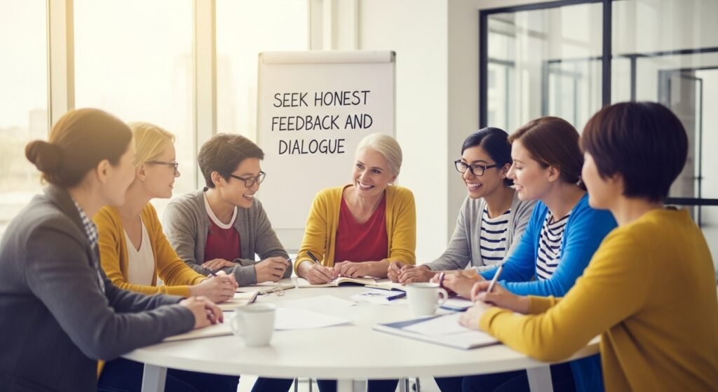 Seek Honest Feedback and Dialogue