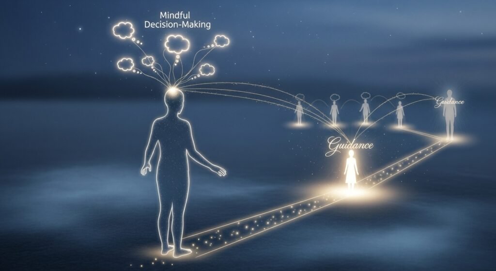 Aligning Actions with Guidance through Mindful Decision-Making