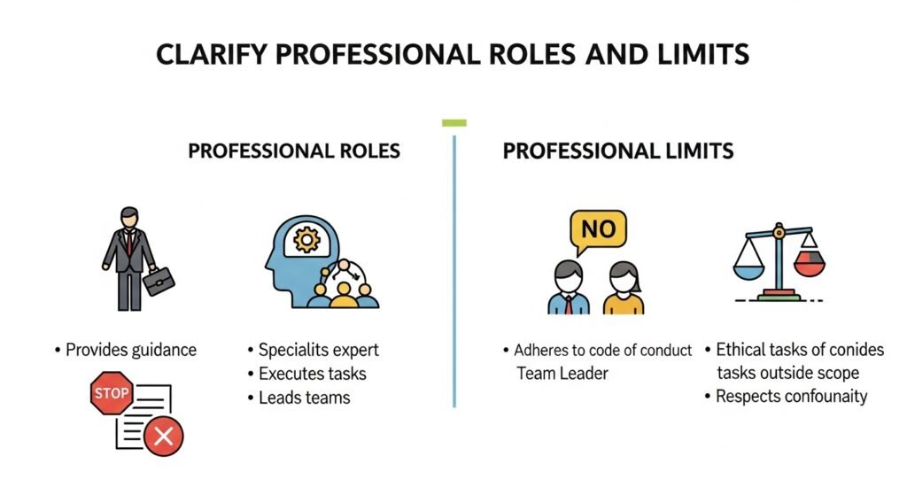  Clarify Professional Roles and Limits