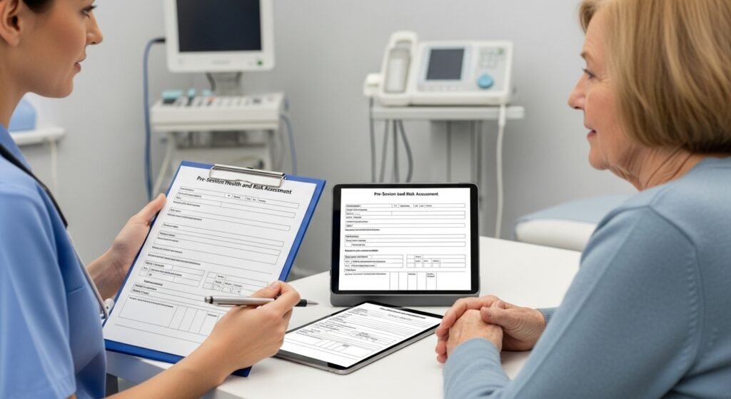 Conduct Pre-Session Health and Risk Assessments