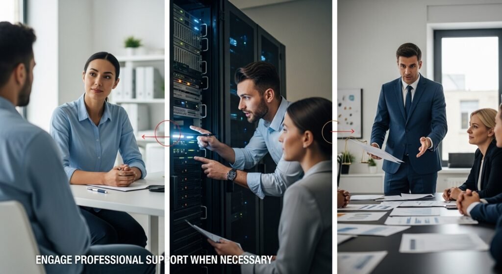 Engage Professional Support When Necessary