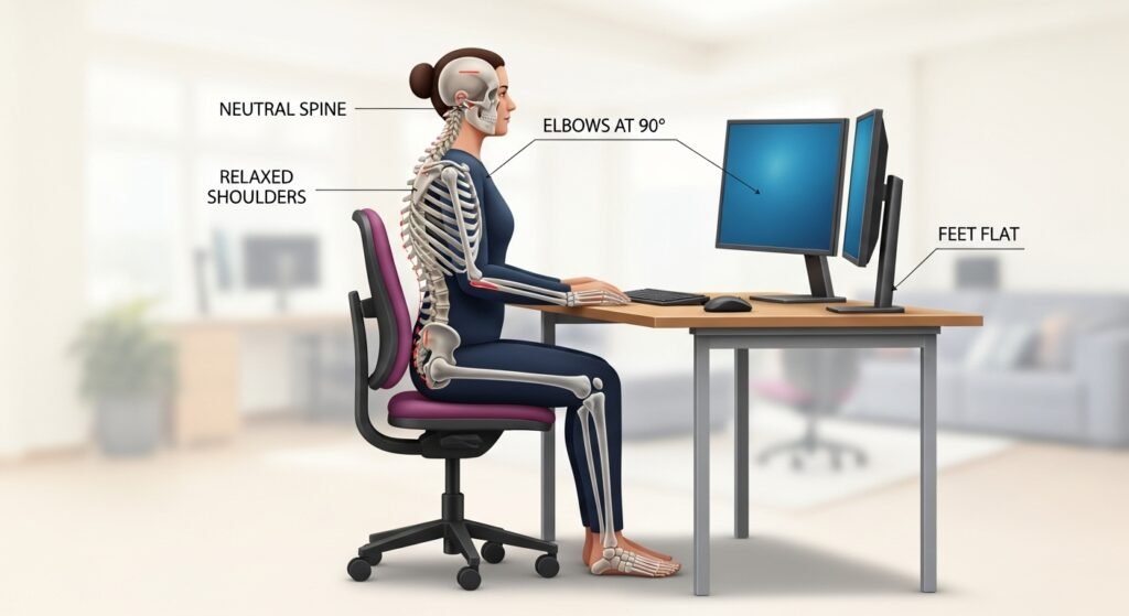 Ensure Proper Posture and Alignment