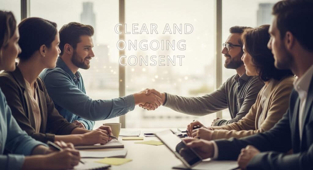 Establish Clear and Ongoing Consent