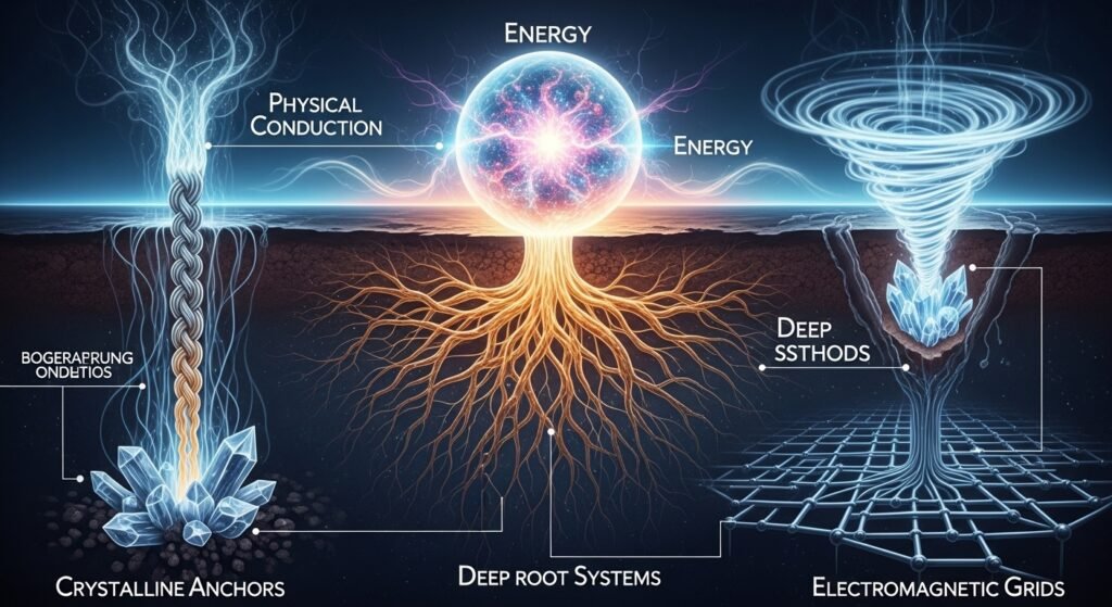 Grounding Methods to Anchor and Stabilize Energy