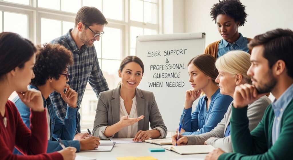  Seek Support and Professional Guidance When Needed