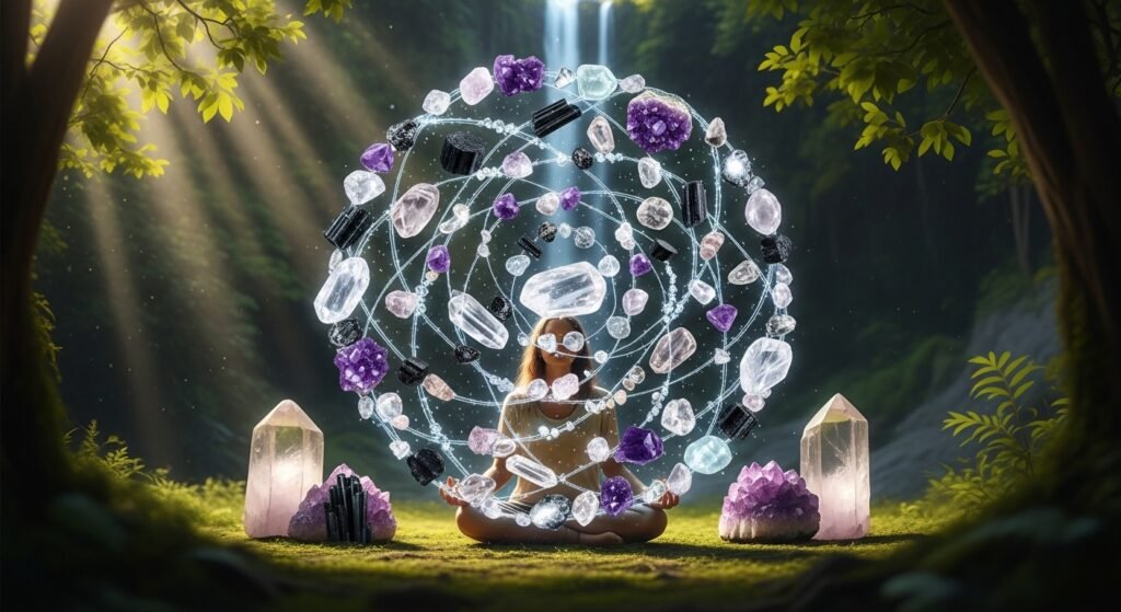 Using Crystals for Energetic Shielding