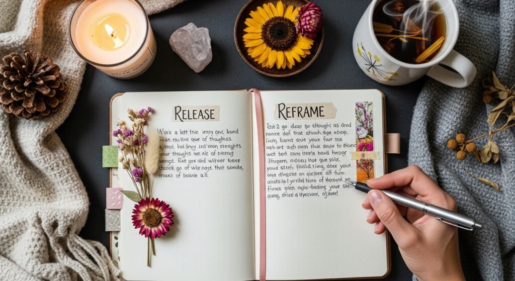 ournaling with Compassion Release and Reframe
