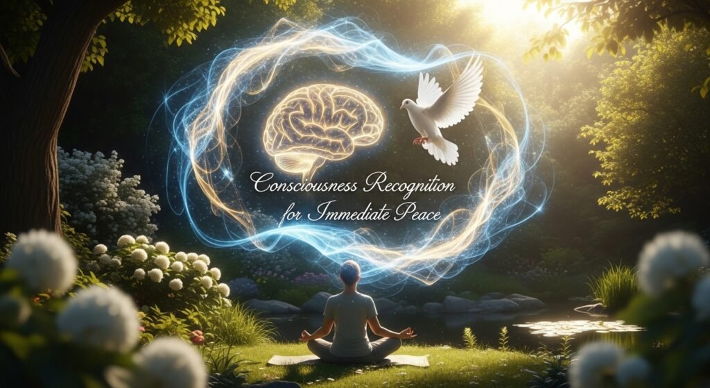 Consciousness Recognition for Immediate Peace