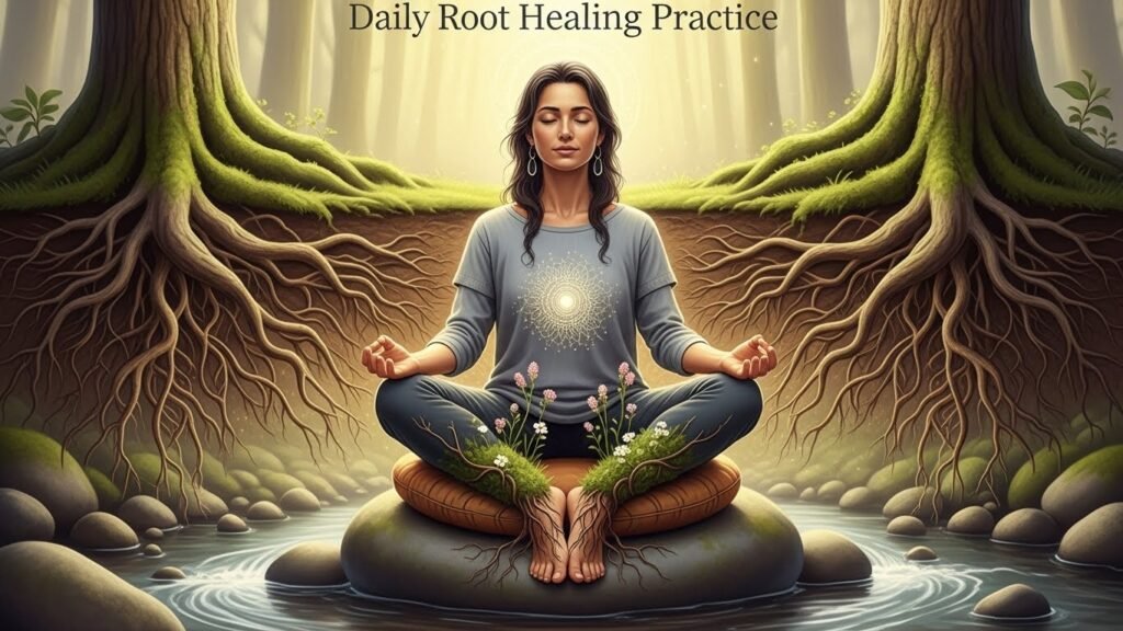 Establishing a consistent root healing practice requires a different approach than traditional wellness routines that focus on symptom management. 