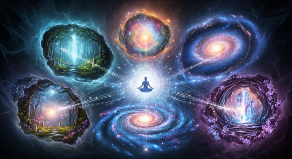 Dimensional Awareness is Bahlon's advanced technique for working with energy across multiple dimensions of reality simultaneously. 