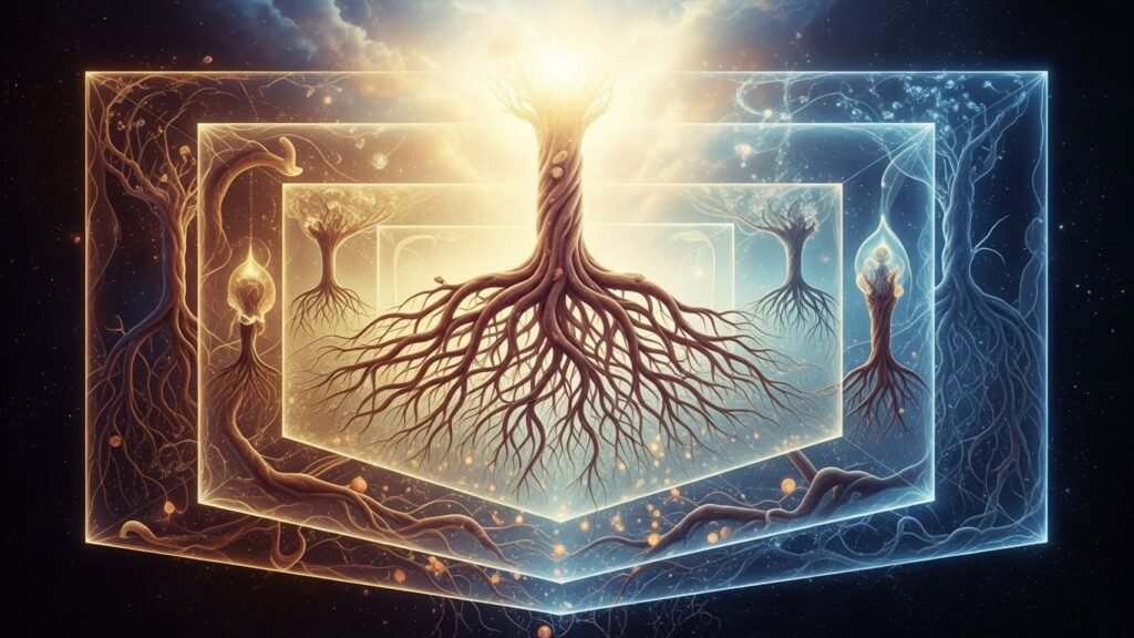 Multi-Dimensional Root Healing addresses Bahlon's understanding that root causes exist simultaneously across multiple dimensions of reality – physical, emotional, mental, energetic, and spiritual.