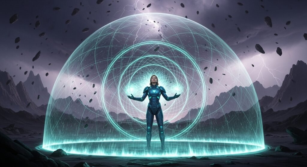 Resonant Field Creation is Bahlon's technique for intentionally generating protective energy fields that support your wellness while filtering out disruptive influences.