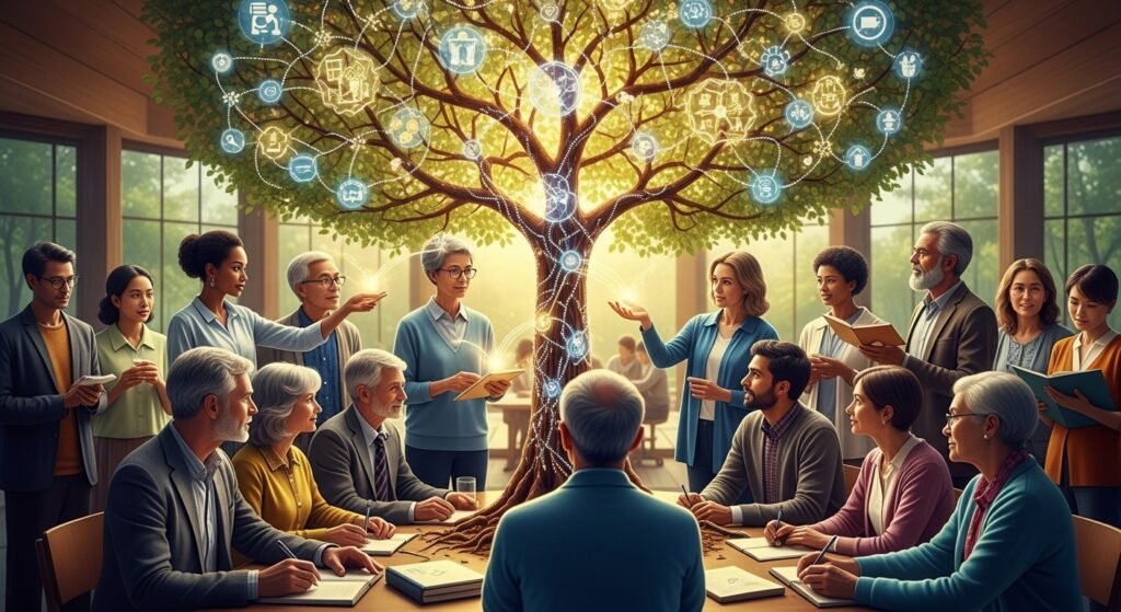 Sharing Guidance for Collective Growth