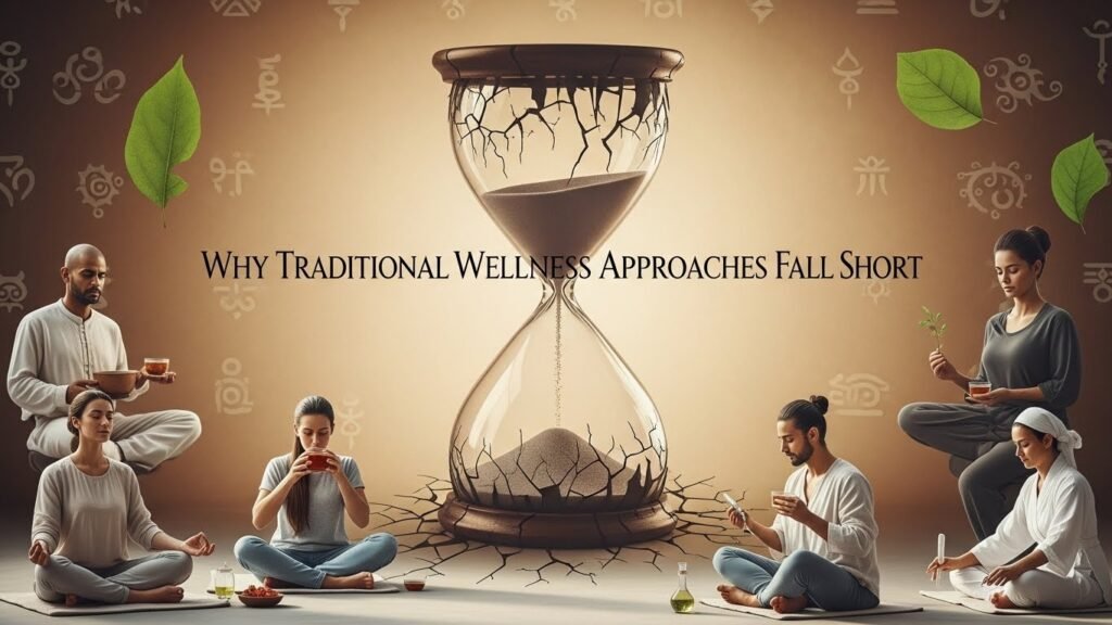 Traditional wellness approaches often fall into the trap of symptom management rather than root healing, creating what Bahlon called "the illusion of wellness" – temporary relief that masks underlying issues without creating genuine transformation.