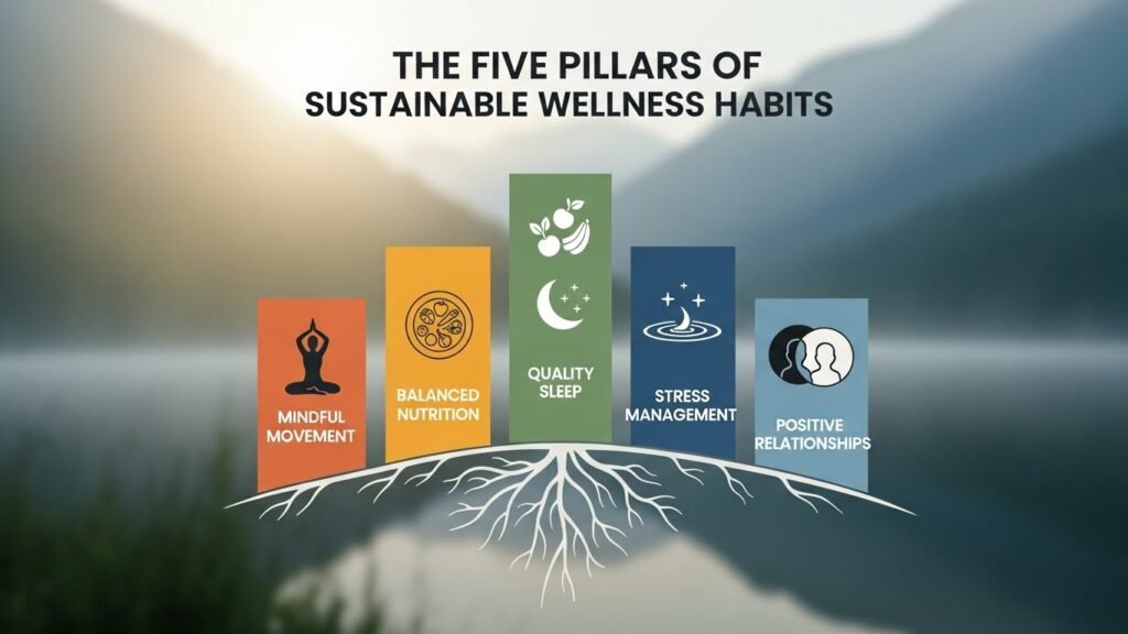 The Five Pillars of Sustainable Wellness Habits